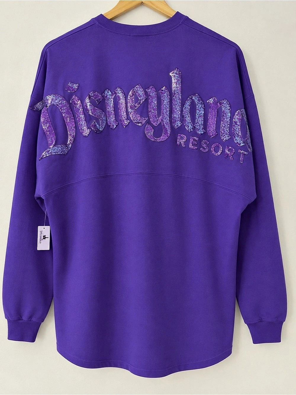 Disney Disneyland Resort Purple Glitter Spirit Jersey